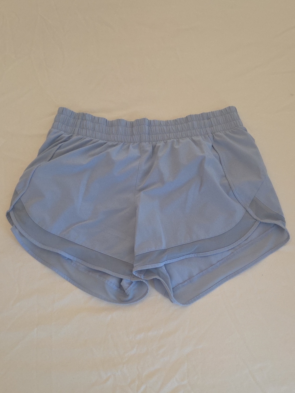 Athleta Women's Light Blue Women's 4" Mid-Rise Running Shorts - Size S